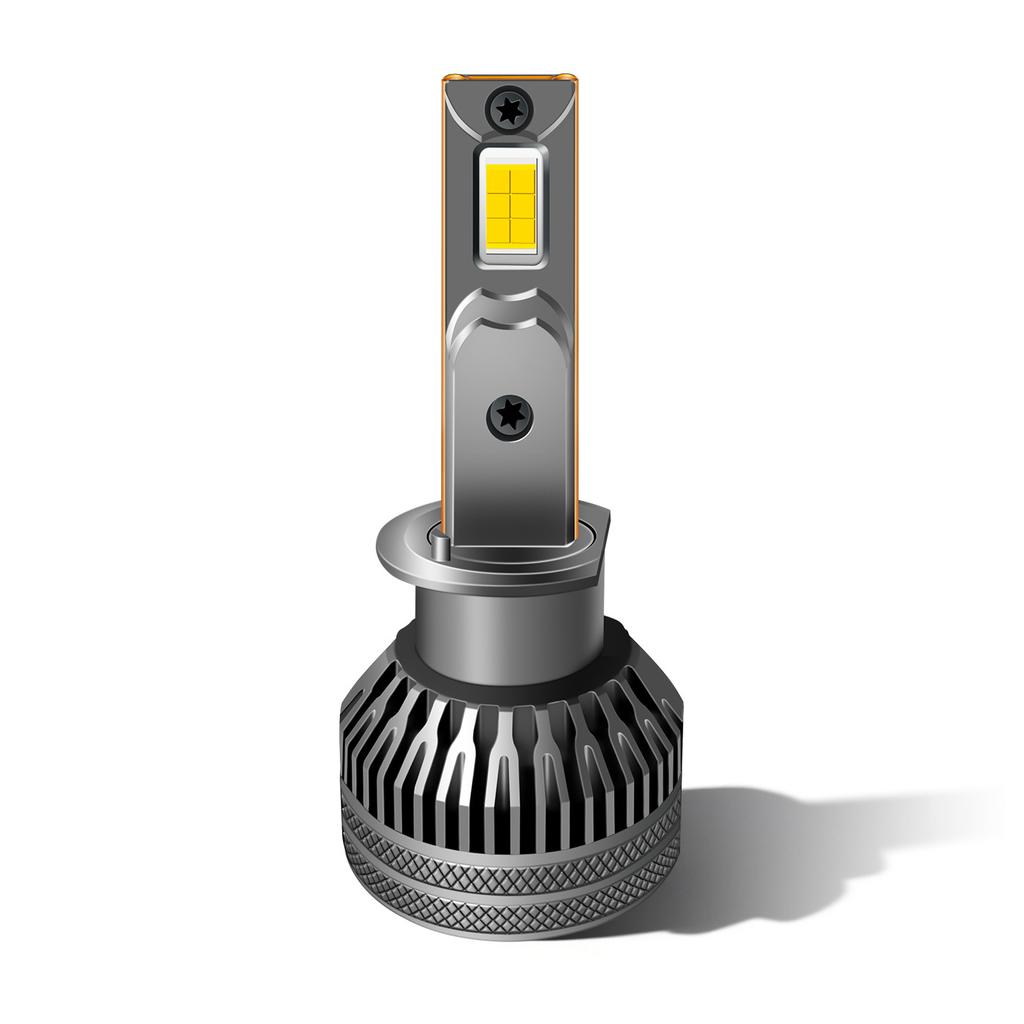 4300K Warm Yellow Led Headlight 70W High Power Double Copper Tube Car Led Headlight 12V24VH7H1H4