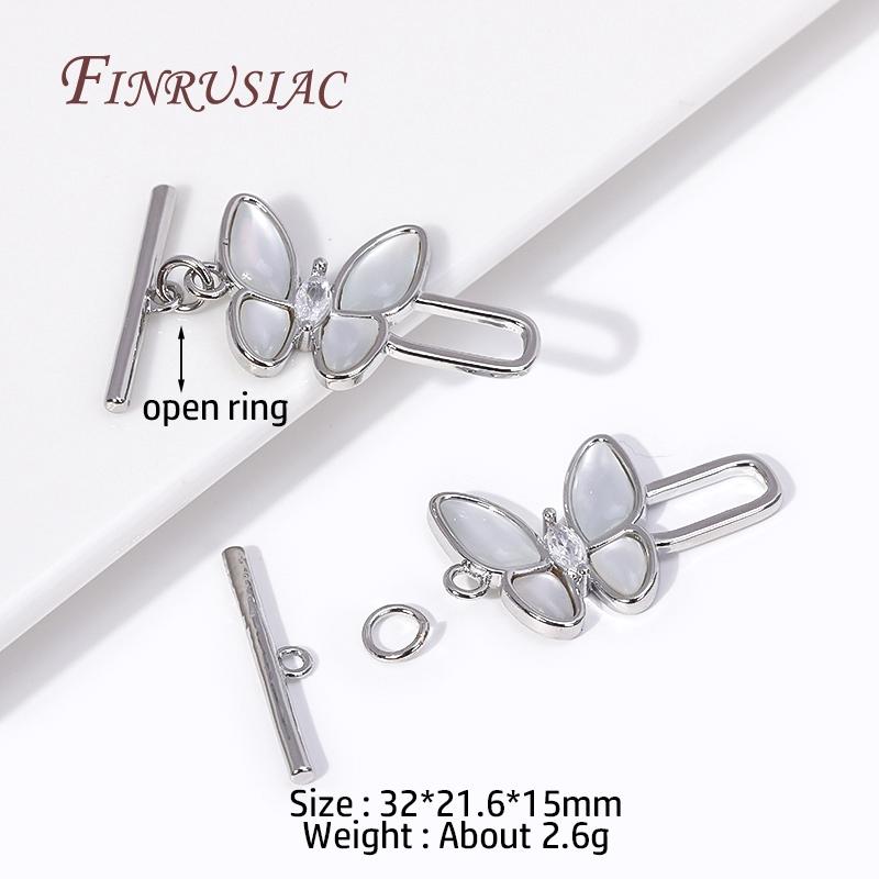 Multi Styles High Quality Brass Toggle Clasps 18K Gold Plated Bracelet Connect Clasps DIY Jewelry Making Supplies OT Clasps