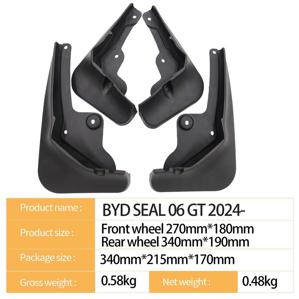 Compatible Mud Flaps for BYD SEAL06GT2024 Cars