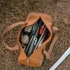 1pc Camping Tools Storage Bag Large Capacity Portable Ground Nail Bag with Handle Cylinder Tent Stake Bag Camping Essential