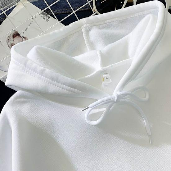 Dame Hettegenser Snøring Varm Pullover Hjerteprint Vår Hettegenser for Hverdagsbruk