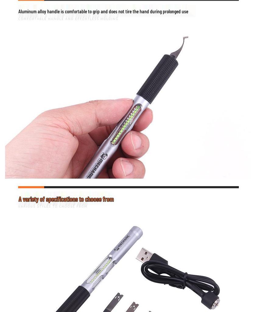 Mobile Phone Repair Tool: LED Handle CPU Pry Blade for Motherboard Disassembly