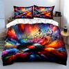 Vibrant symphony of colors. Bedding sets Duvet covers Pillowcases(1* Duvet Cover 2* Pillowcases without duvet insert)
