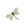 Luxury Dragonfly Brooch: Exquisite European & American Design Collar Pin with Niche Suit Styling