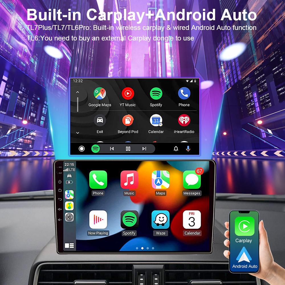 Android 15 Car Radio For GMC Yukon Sierra Chevrolet Tahoe 2007-2012 Carplay Multimedia Video Player Navigation GPS Stereo WIFI4G Anj123