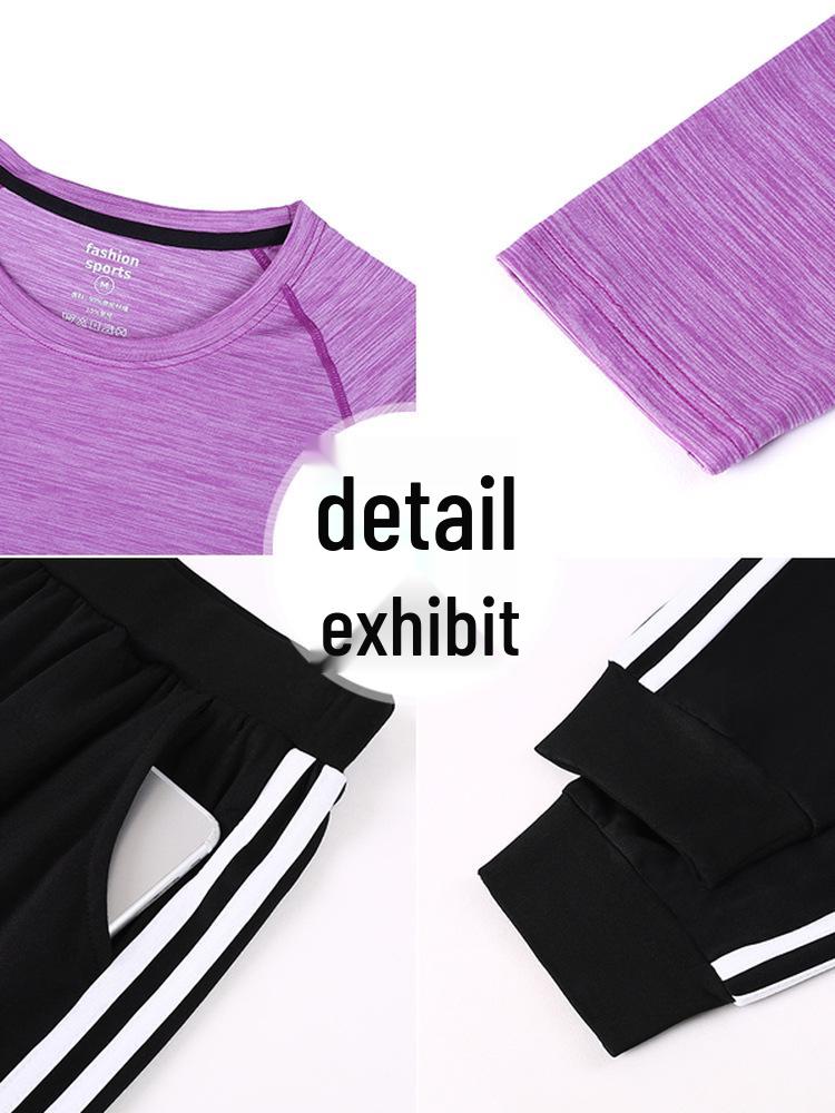 Dámská rychleschnoucí sportovní souprava Woodpecker - 2025 Ležérní dvoudílný set na běh a lezení pro podzim a jaro