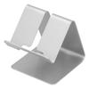 Cell Phone Holder Aluminum Alloy Lightweight and Portable Desk Phone Stand for Mobile Phones and TabletsSilver