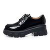 Fashion AIYUQI Shoes Loafers Women Platform Genuine Leather Ladies Casual Shoes Lace Up British Style Student Shoes Girls