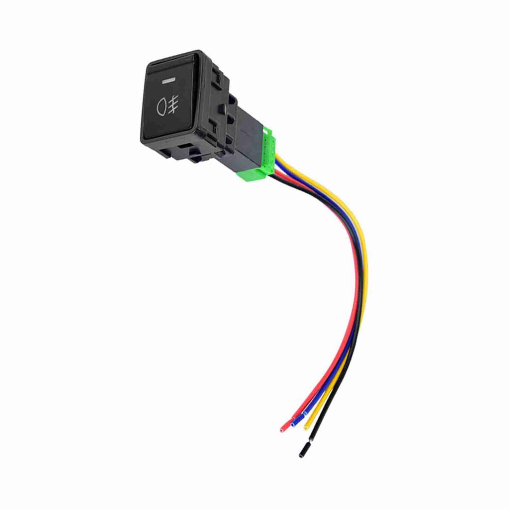 4-poliger 12-V-Kabelbaum-Druckknopfschalter mit LED-Hintergrundanzeige