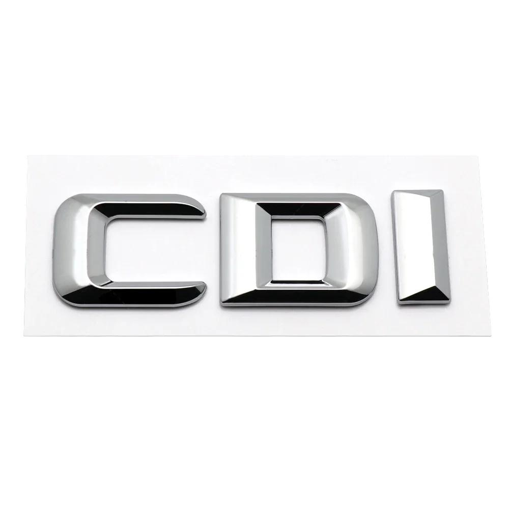 ABS CGI CDI Logo Car Fender Side Emblem Sticker Tail Trunk Badge for Mercedes Benz S350L E260L C200 W213 W204 W205 W207 SLK GLE DY6