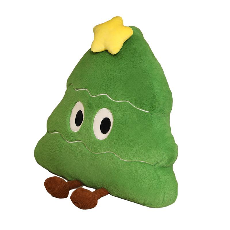 

Plush Christmas Toy Tree Doll Star Tree Gift Kids Birthday Decoration Presents зелёный