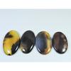 04Pcs Natural Montana Agate Oval Cabochon Loose Gemstone 261Cts. Lot C-492