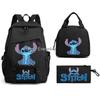 School Bag Female Male Student Backpack Cartoon Laptop Youth Backpack 3-Piece Set