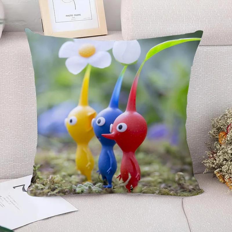 PIKMINS Kuddfodral för Kuddar Dekorativa Soffkuddar Kuddar Heminredning Kort Plysch Örngott 40x40 Soffa 45*45 Säng