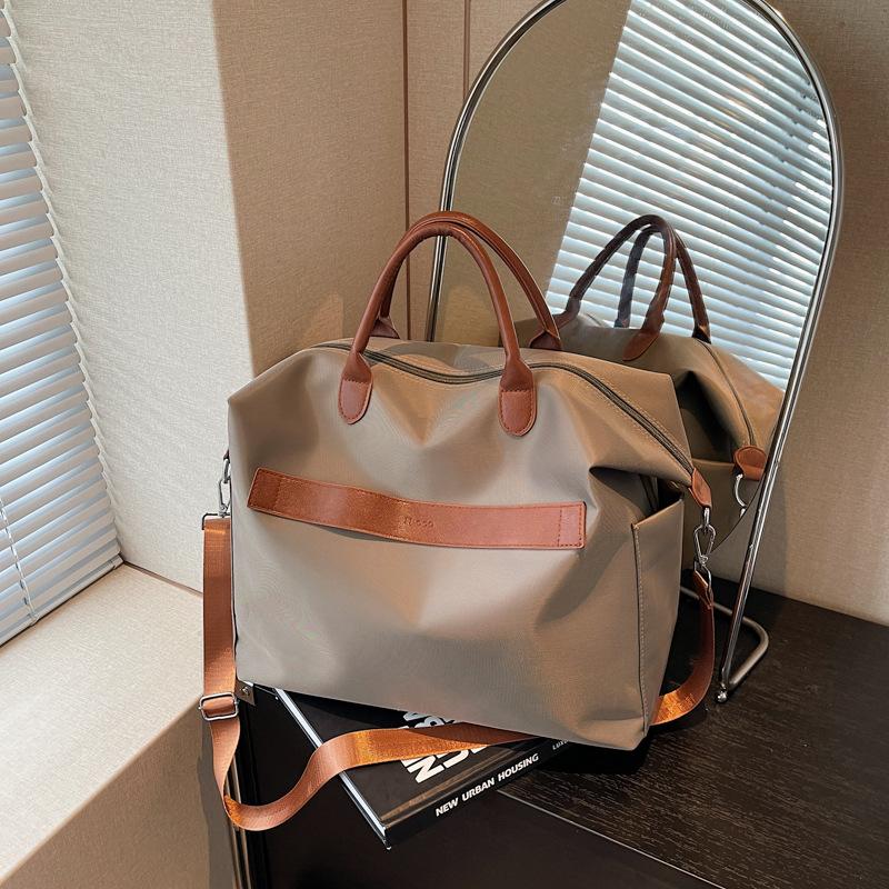 Nylon cloth bag women's large-capacity new summer versatile simple messenger bag portable class tote bag