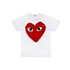 COMME Des GARCONS PLAY Big Heart T-Shirt 'White' Men's AZ-T026-051-1