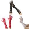 3pcs Female Anti UV Elasticity Lace Mesh Gloves Elegant Women Ultra Thin Long Summer Driving Cycling Sexy Red Sunscreen Gloves