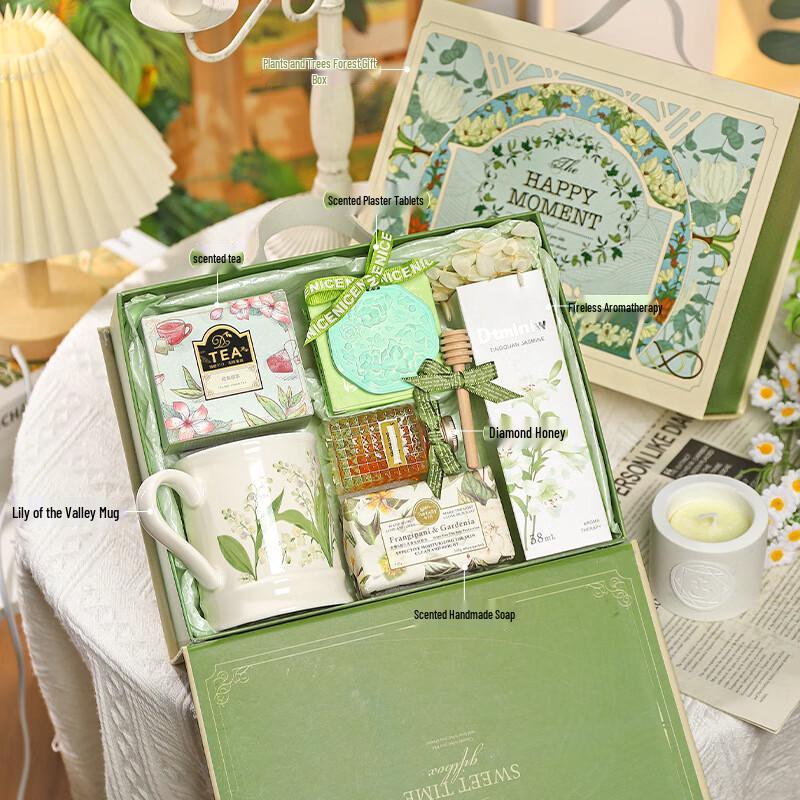 Romantic Forest Lily of the Valley Ceramic Mug Set Romantic Forest Set 18