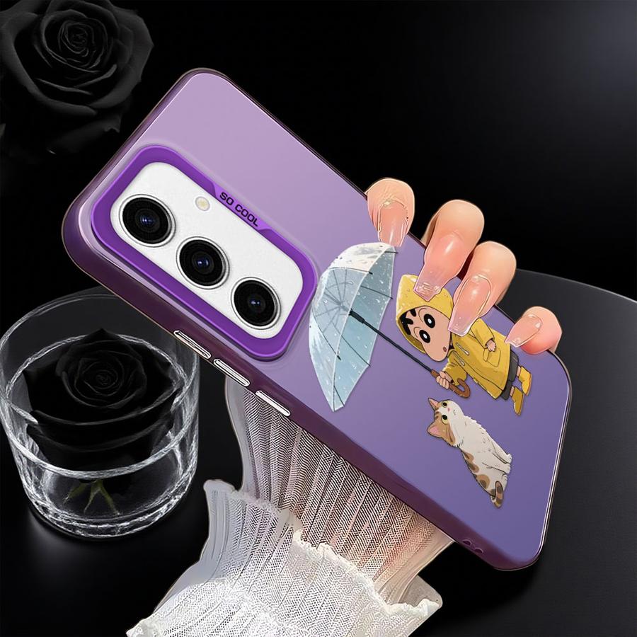 Phone Cover Case for Samsung Galaxy A12 A14 A56 A54 A16 A34 A17 A52 A32 A36 A13 A72 A25 A73 A23 A71 Cool Cra-yons Shin-chans