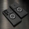 New Holder Armor Phone Magnetic Case for Samsung Galaxy S26 S24 FE S25 Edge S23 Plus S22 S21 Ultra Slide Camera Protection Cover