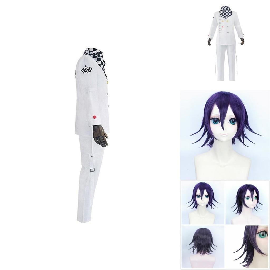 Authentic Danganronpa V3 Ouma Kokichi Cosplay Costume Full School Uniform Set