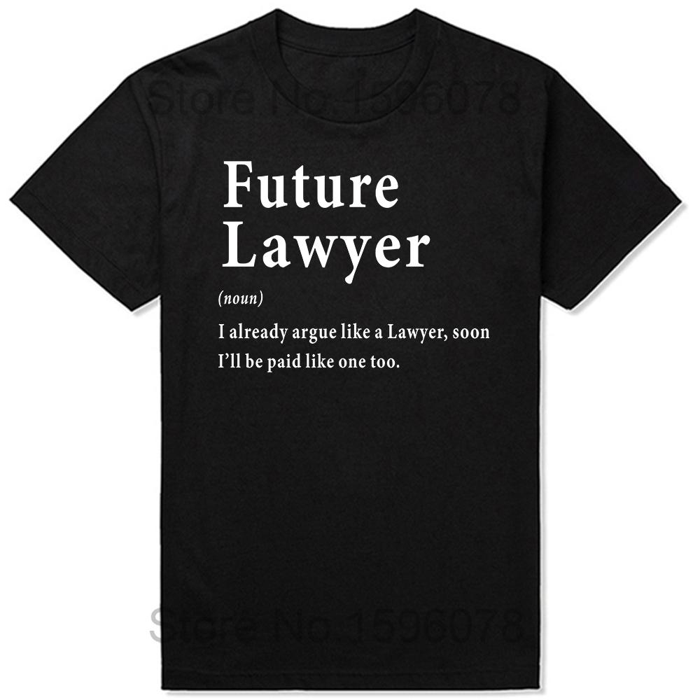 New Law School Student Future Lawyer Gifts Tee Tops Round Neck Short-Sleeve Fashion Tshirt Clothing Casual Basic T-shirts