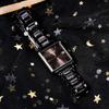 Casio SHEEN Series, Simple, Casual and Versatile Sapphire Mirror Square Design, Quartz Movement, Stainless Steel Strap, Japanese and SHE-4537BD-1AUPRD