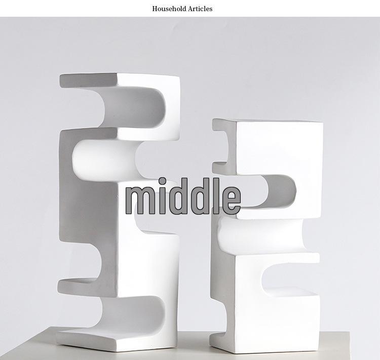 Libreria Geometrica Moderna di Lusso per Soggiorno, Ufficio o Studio