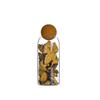 Borosilicate Glass Storage Jar with Cork Stopper for Tea, Coffee Beans & Cereal