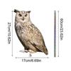 Owl Decoy Birds Deterrents Devices Fake Owl Decoy Reflective Bird Scarecrow Sculpture Fake Owl Decoy Reflective Bird Scarecrow