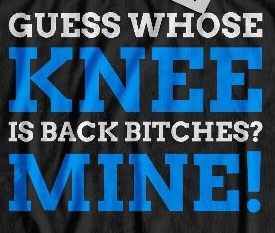 Unisex Funny Knee Surgery T-Shirt False Knees Replacement Gift Arthritis Grandad M