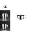 Mini Tazza in Acciaio Inossidabile Per Bambini Design Monopezzo Resistente Facile Da Pulire Per Uso Prescolare