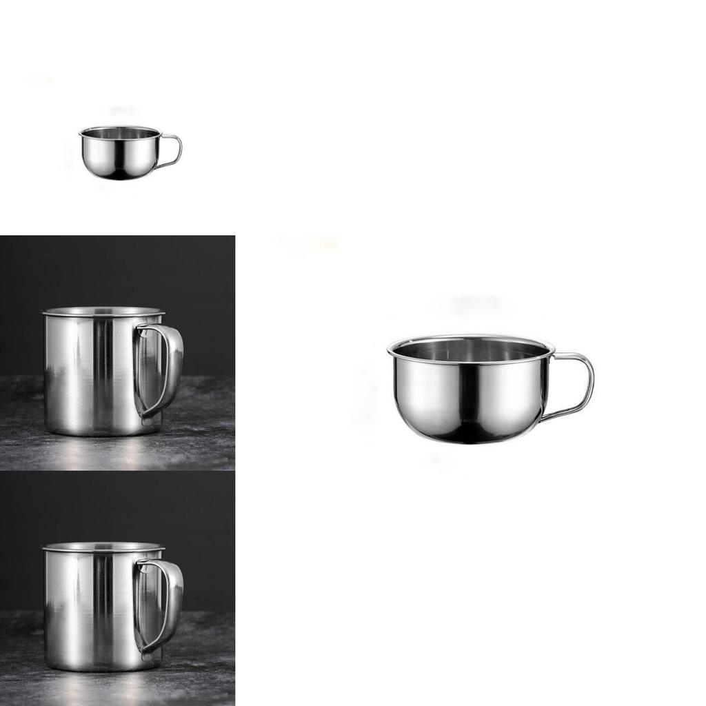 Mini Tazza in Acciaio Inossidabile Per Bambini Design Monopezzo Resistente Facile Da Pulire Per Uso Prescolare