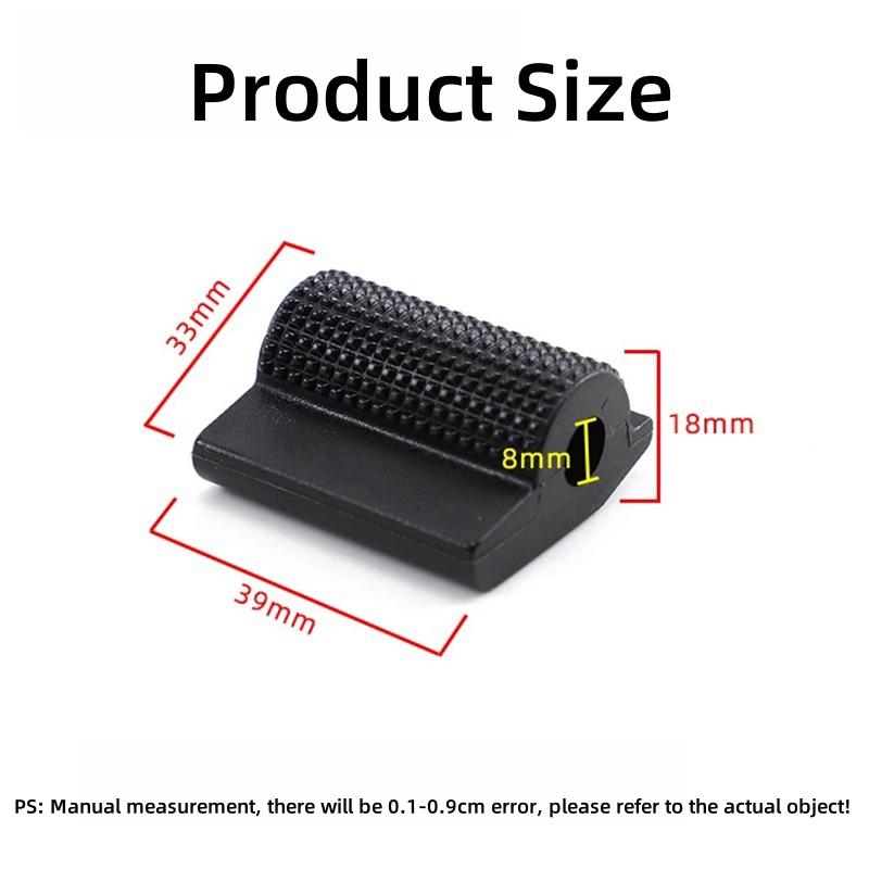9mm Universal Motorcycle Shift Gear Lever Pedal Rubber Cover Shoe Protector Foot Peg Toe Gel for Honda Kawasaki Yamaha Accessory