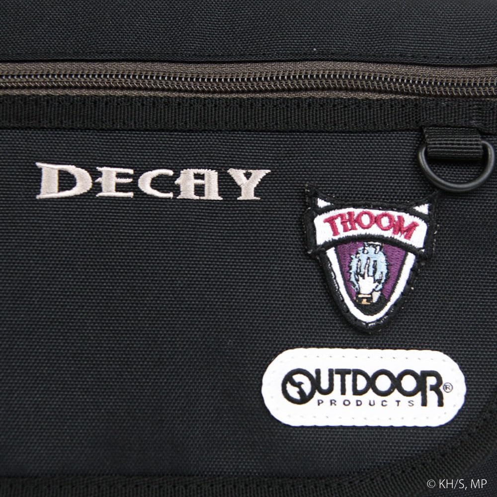 Hero Academia x OUTDOOR Flap Shoulder Bag with Can Badge ODHA02 Gray [My PRODUCTS]