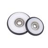 1 Piece Low Noisy Bearing Wheel O Ring Mute Elasticity Rubber Coated 625Z 695Z Roller Wheel Pulley Blackboard Fishing Tool