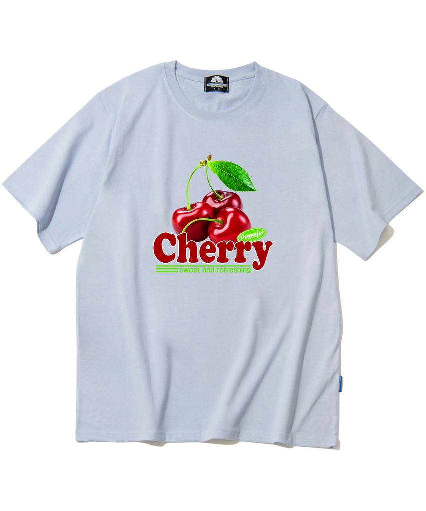 TRIPSHION Triple Cherry Graphic T-Shirt - 8 Colors (Type B)