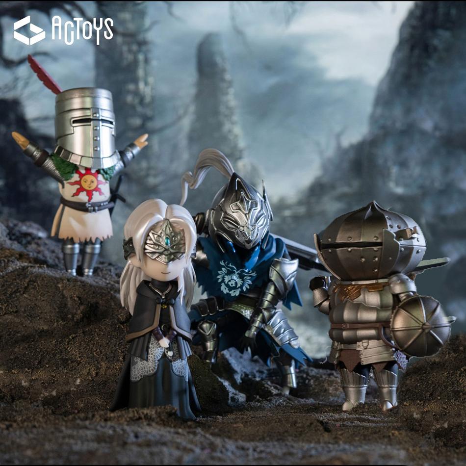 Q Version Dark Souls Anime Action Figure Solaire Artorias Ornstein Fire Keeper Doll Anime Figurine Model Playthings Designed for Boys Gifts
