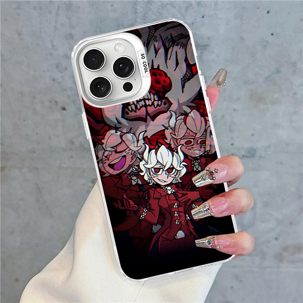 

Чехол для телефона Helltaker для iPhone 16 15 14 13 12 11 Pro Max X XR XSMAX 8 7 Plus Матовый противоударный задний чехол iPhone 15 Pro
