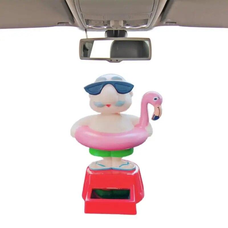 

Приборная панель Пупс на солнечной батарее, бикини для старика, настольные качели, статуи, игрушка для танцора, забавное украшение для приборной панели для офиса