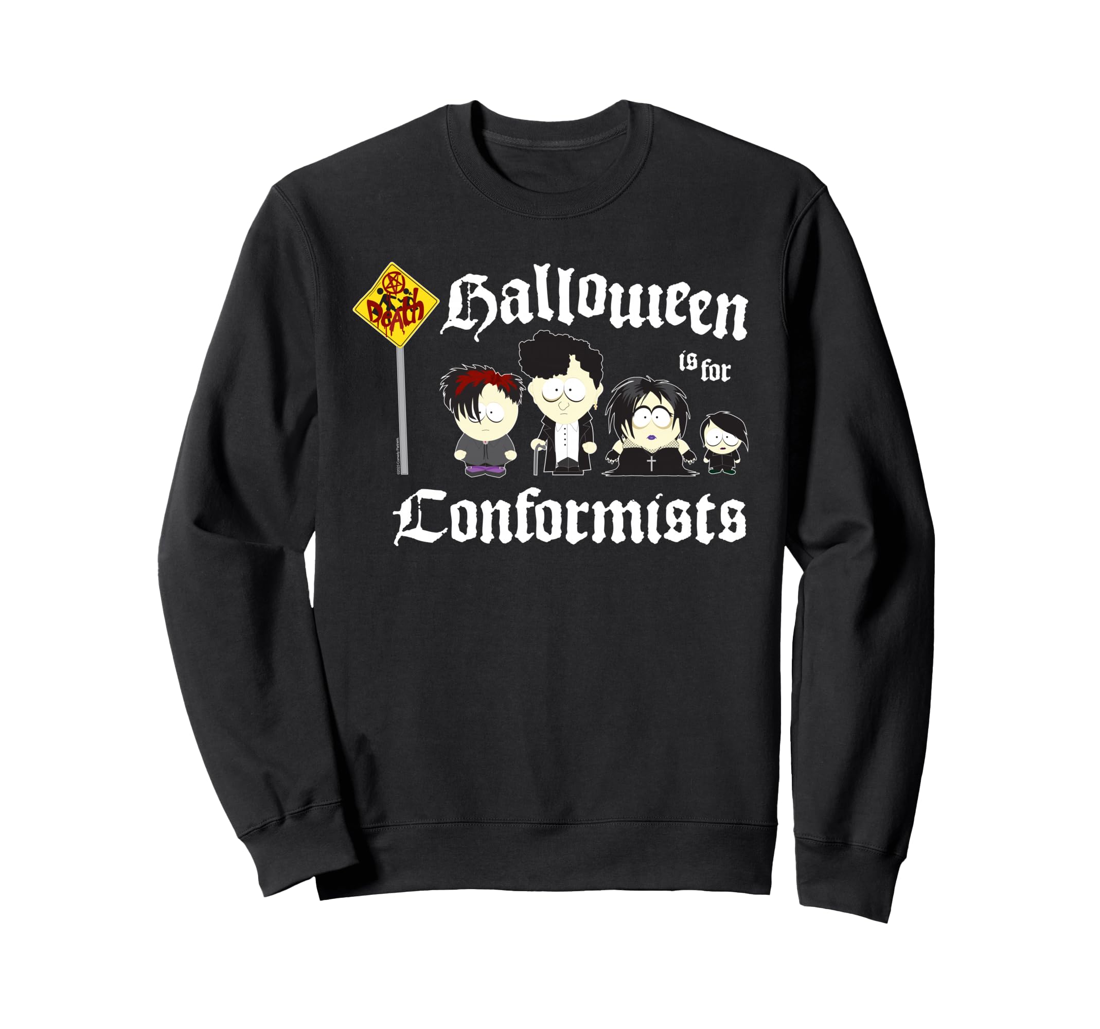 

South Park Non-Conformists Goths Halloween Funny Cartoon Sweatshirt