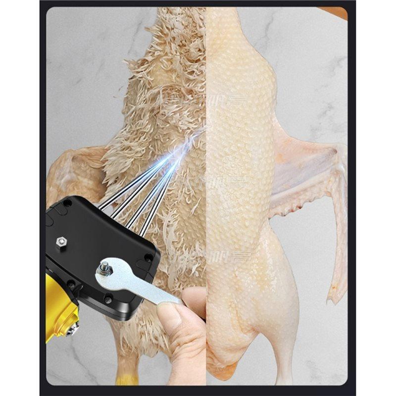 BAAJ-Automatic Poultry(Chicken, Duck, Goose) Plucker Handheld Electric Plucking Machine For Home And Farm Use