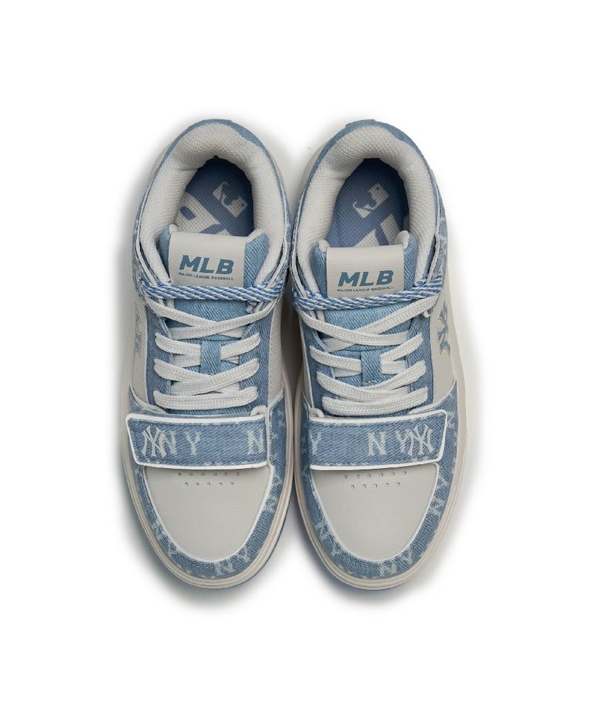 Mlb Chunky Liner Mid Denim Monogram Sl Ny (Blue)