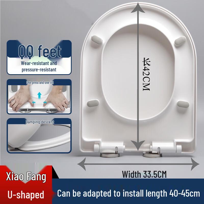 Homeglen Universal Soft-Close Toilet Seat