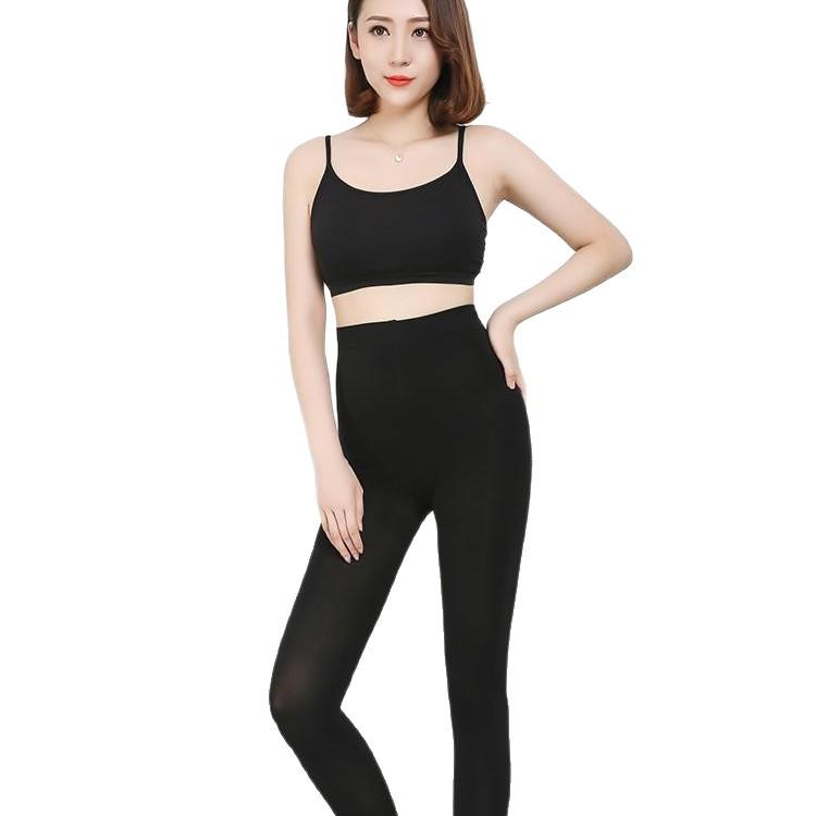 Plus-Size Samt-Strumpfhose mit hoher Taille für große Personen - Mittlere Dicke, Blickdicht, Perfekt für Frühling/Herbst