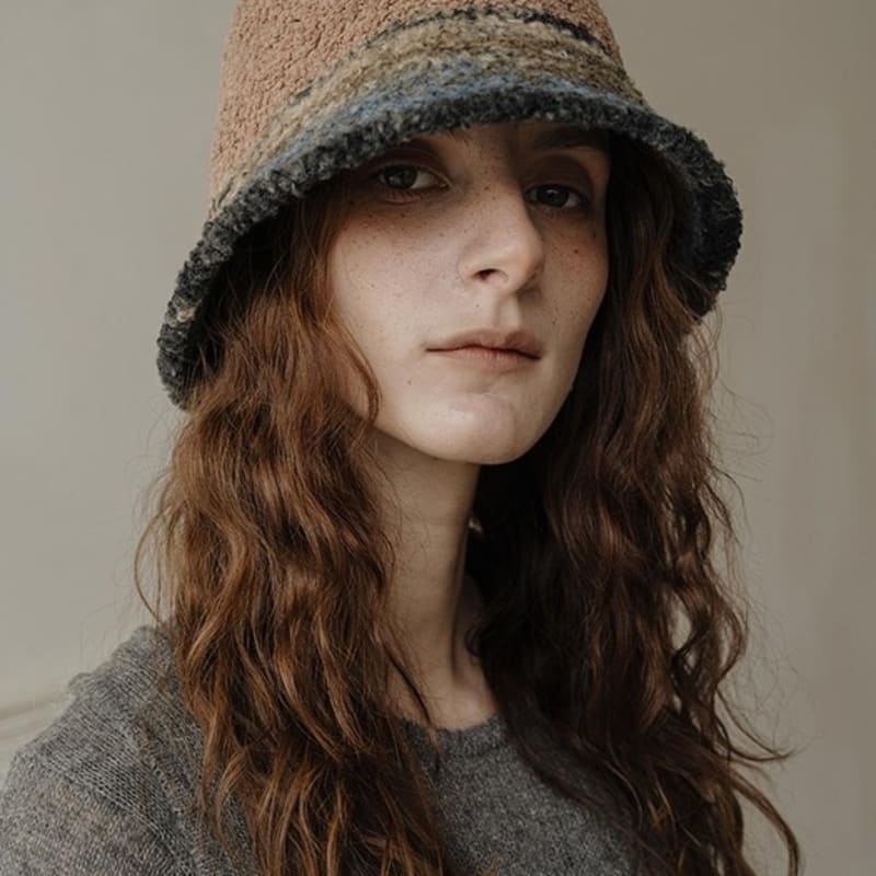 

ACCLET Панама Цветной Микс Тревел Панама Коричневый/Синий Brown-blue