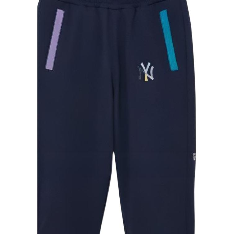 New Era SS22 Color Block Logo Embroidered Sweatpants Unisex pants Navy 13095669