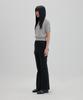 NONBLANK Raglan Half Sleeve Collar Crop Knit_Grey