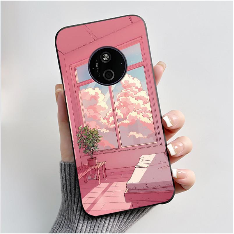 Casing For Nokia 125 110 4G 2024 HMD 110 Case Aesthetic Luxury Cute Cool Boys Girls Soft Silicone Black Matte Phone Cover Shell