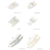 Domestic Electric Sewing Machine Plastic Lock Edge Retaining Elastic Embedded Rope Jacquard Leather Oxford Presser Foot Sewing Machine Accessories